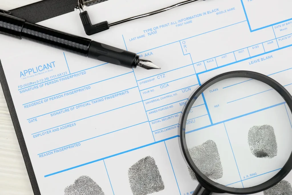 Mobile Ink Fingerprinting services