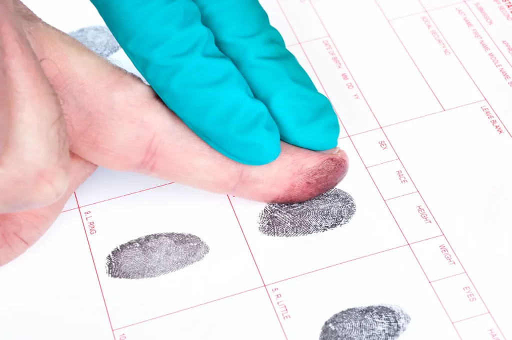Mobile Ink Fingerprinting services