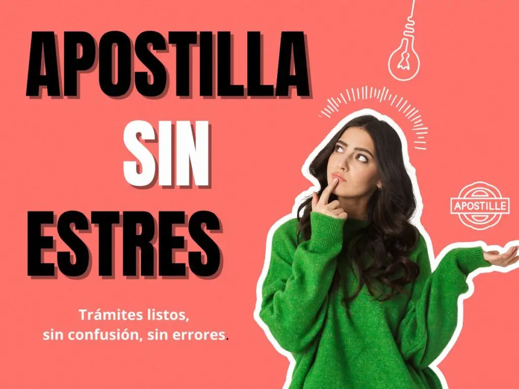 Blog 7 Mujer con dudas sobre cómo apostillar documentos, solución sin estrés con ayuda profesional