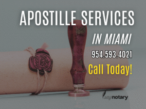 apostille documents in Miami